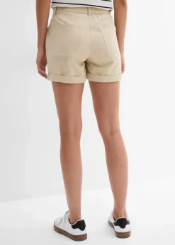 Damen bonprix Hosen|Shorts|Twill-Shorts