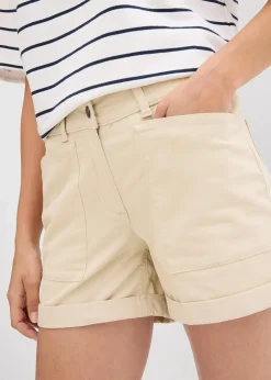 Damen bonprix Hosen|Shorts|Twill-Shorts