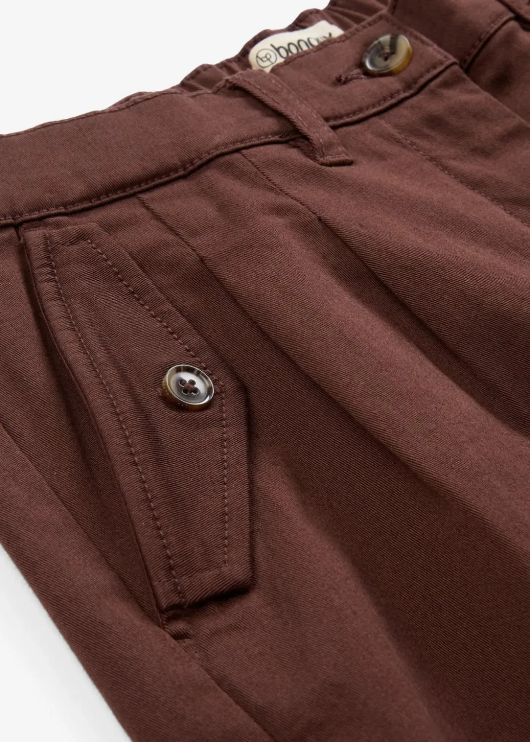 Damen bonprix Bekleidung·Outdoorbekleidung|Bekleidung·Kleider|Twill-Shorts mit hohem Bund