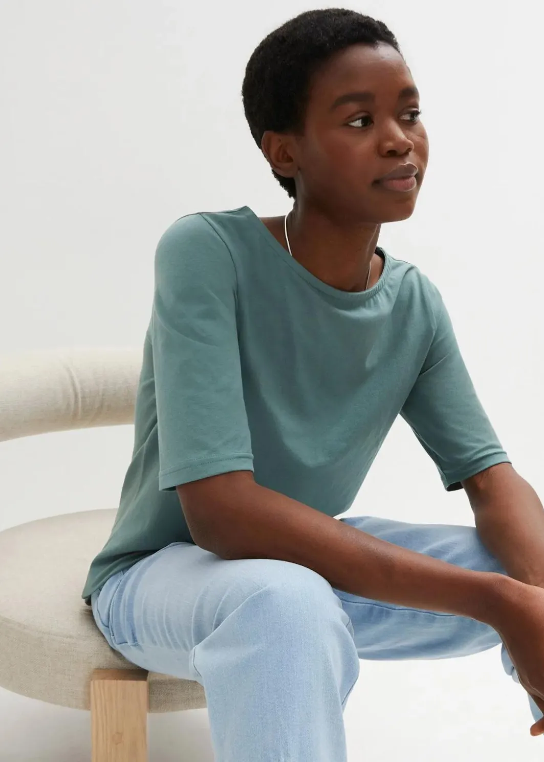 Outlet U-Boot-Ausschnitt-Shirt Damen Shirts & Tops|Basics