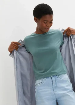 Outlet U-Boot-Ausschnitt-Shirt Damen Shirts & Tops|Basics