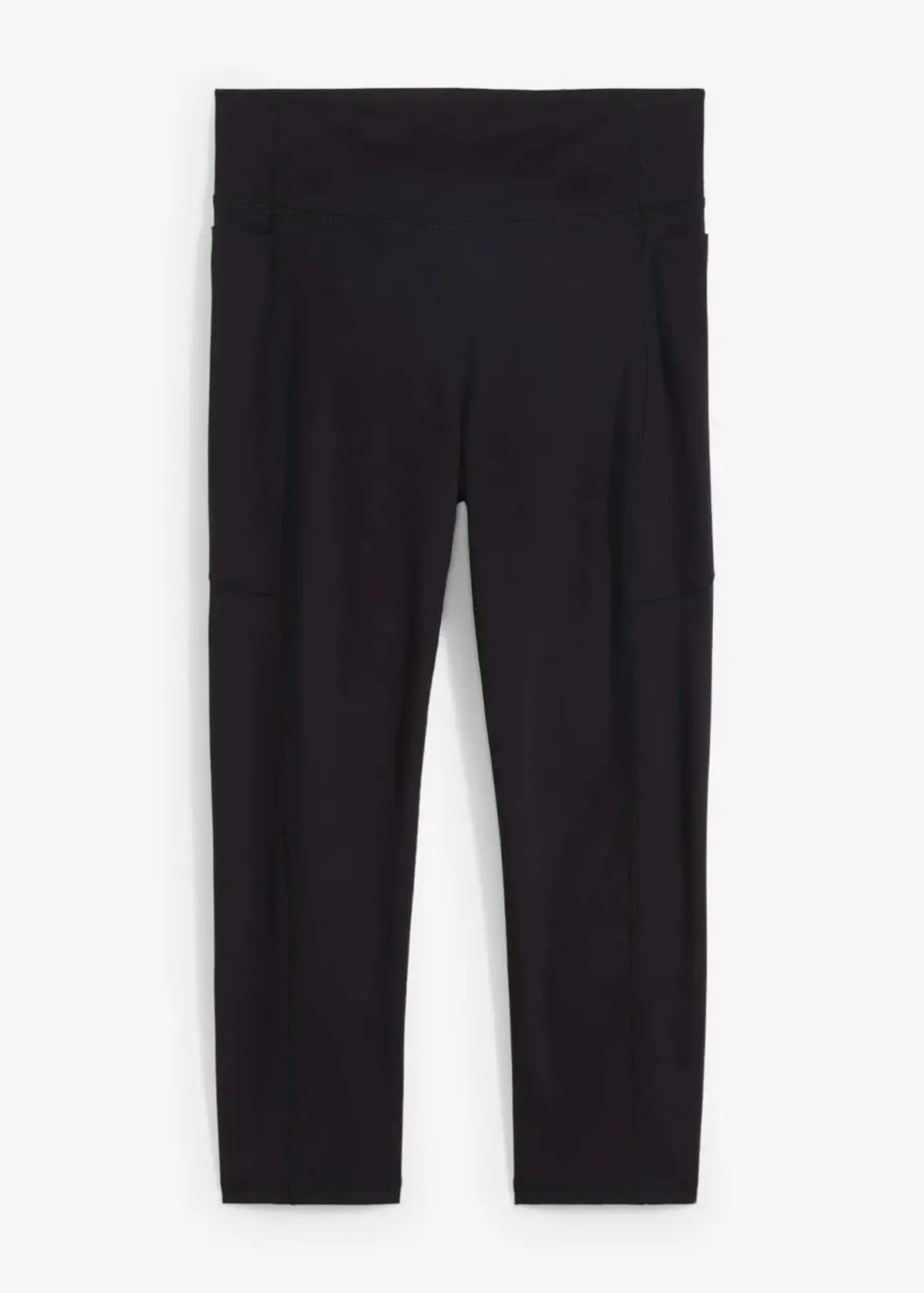 Damen bonprix Bekleidung·Sweat|Bekleidung·Kleider|Ultrasofte Sport-Leggings mit seitlichen Taschen, Capri-Länge