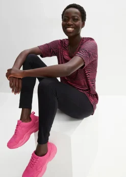 Discount Ultrasofte Sport-Leggings mit seitlichen Taschen, knöchelfrei Damen Sportbekleidung|Hosen