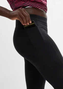 Discount Ultrasofte Sport-Leggings mit seitlichen Taschen, knöchelfrei Damen Sportbekleidung|Hosen