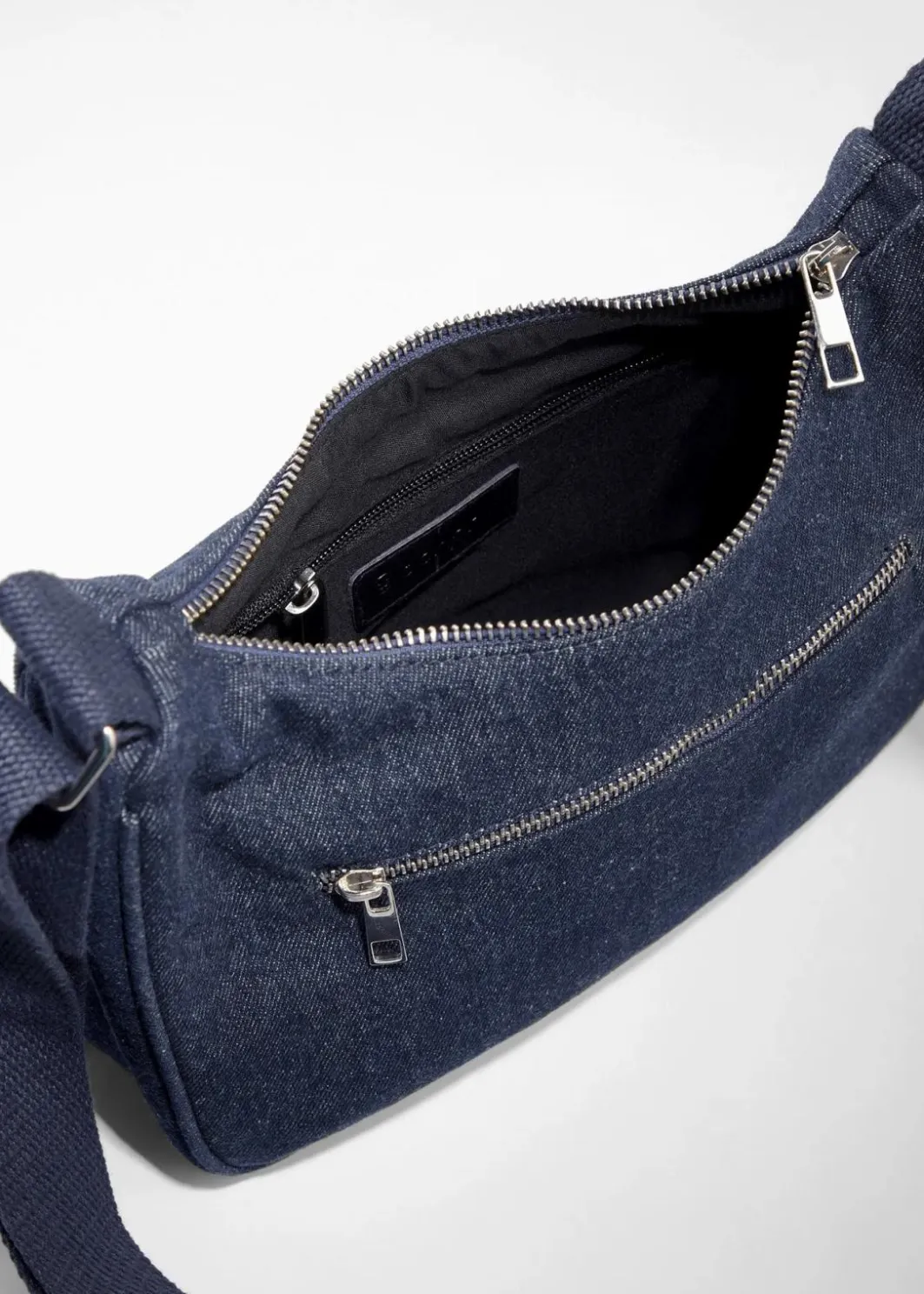 Discount Umhängetasche im Denim Look Damen Taschen