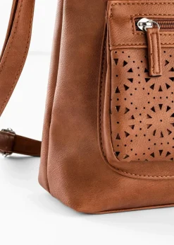 Damen bonprix Taschen|Umhängetasche mit dekorativer Außentasche