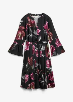 Damen bonprix Bekleidung·Blazer|Umstandsmode|Umstands- und Stillblusenkleid aus reinem Bio-Baumwoll-Satin