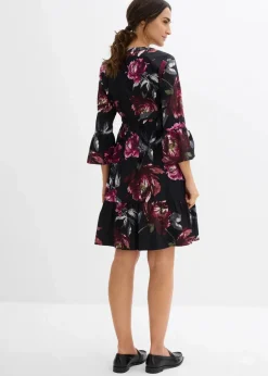 Damen bonprix Bekleidung·Blazer|Umstandsmode|Umstands- und Stillblusenkleid aus reinem Bio-Baumwoll-Satin