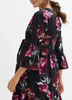 Damen bonprix Bekleidung·Blazer|Umstandsmode|Umstands- und Stillblusenkleid aus reinem Bio-Baumwoll-Satin