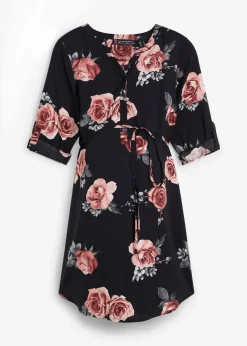 Discount Umstands- und Stillblusenkleid aus fließender Viskose Damen Bekleidung·Blazer|Nachhaltigere Materialien