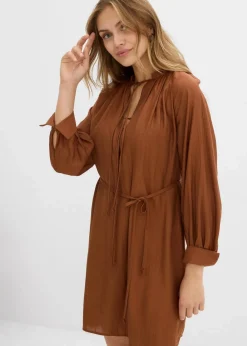 New Umstands- und Stillblusenkleid aus fließender Viskose Damen Bekleidung·Blazer|Nachhaltigere Materialien