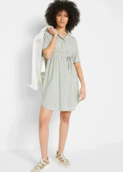 Damen bonprix Bekleidung·Blazer|Umstandsmode|Umstands- und Stillblusenkleid aus fließender Viskose