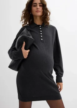 Clearance Umstands- und Stillkleid aus feingestrickter Bio-Baumwolle Damen Bekleidung·Blazer|Umstandsmode