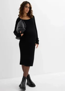 Outlet Umstands- und Stillkleid aus Strick Damen Bekleidung·Blazer|Umstandsmode