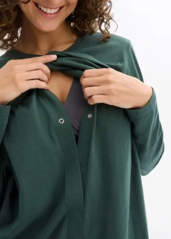 Online Umstands- und Stillshirts aus reiner Bio-Baumwolle (2er Pack) Damen Umstandsmode|Bekleidung·Blazer