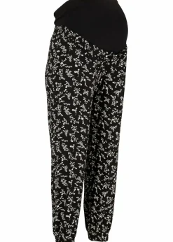 Damen bonprix Bekleidung·Blazer|Umstandsmode|Umstandshose mit verspieltem Druck aus Viskose-Mix, Loose Fit