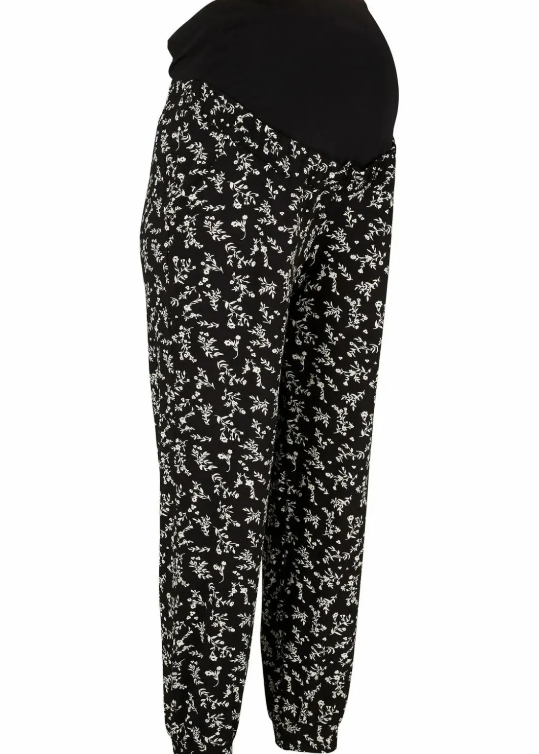 Damen bonprix Bekleidung·Blazer|Umstandsmode|Umstandshose mit verspieltem Druck aus Viskose-Mix, Loose Fit