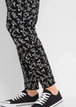 Damen bonprix Bekleidung·Blazer|Umstandsmode|Umstandshose mit verspieltem Druck aus Viskose-Mix, Loose Fit