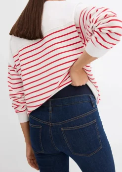 Discount Umstandsjeans aus Bio-Baumwolle, Straight Leg Damen Bekleidung·Blazer|Umstandsmode