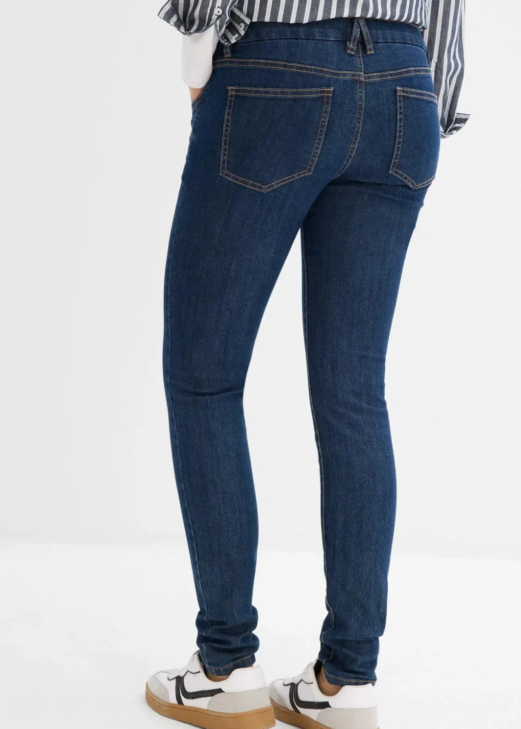 Damen bonprix Bekleidung·Blazer|Nachhaltigere Materialien|Umstandsjeans mit Bio-Baumwolle, Skinny
