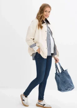 Damen bonprix Bekleidung·Blazer|Nachhaltigere Materialien|Umstandsjeans mit Bio-Baumwolle, Skinny