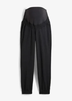 Damen bonprix Umstandsmode|Umstands-Jogginghose mit Bequembund aus weichem Baumwoll-Mix