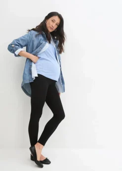 Damen bonprix Bekleidung·Blazer|Nachhaltigere Materialien|Umstandsleggings aus weicher Bio-Baumwolle