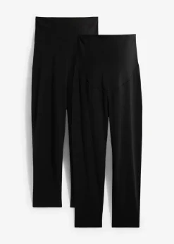 Outlet Umstands-Leggings in Capri-Länge (2er Pack) Damen Bekleidung·Blazer|Umstandsmode