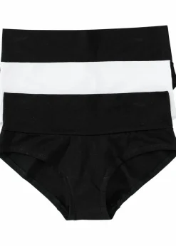 Damen bonprix Umstandsmode|Nachhaltigere Materialien|Umstandspanty mit Bio-Baumwolle (3er Pack)
