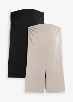 Discount Umstands-Radlerhose aus Bio-Baumwolle (2er Pack) Damen Radler & Oberschenkelschutz|Umstandsmode