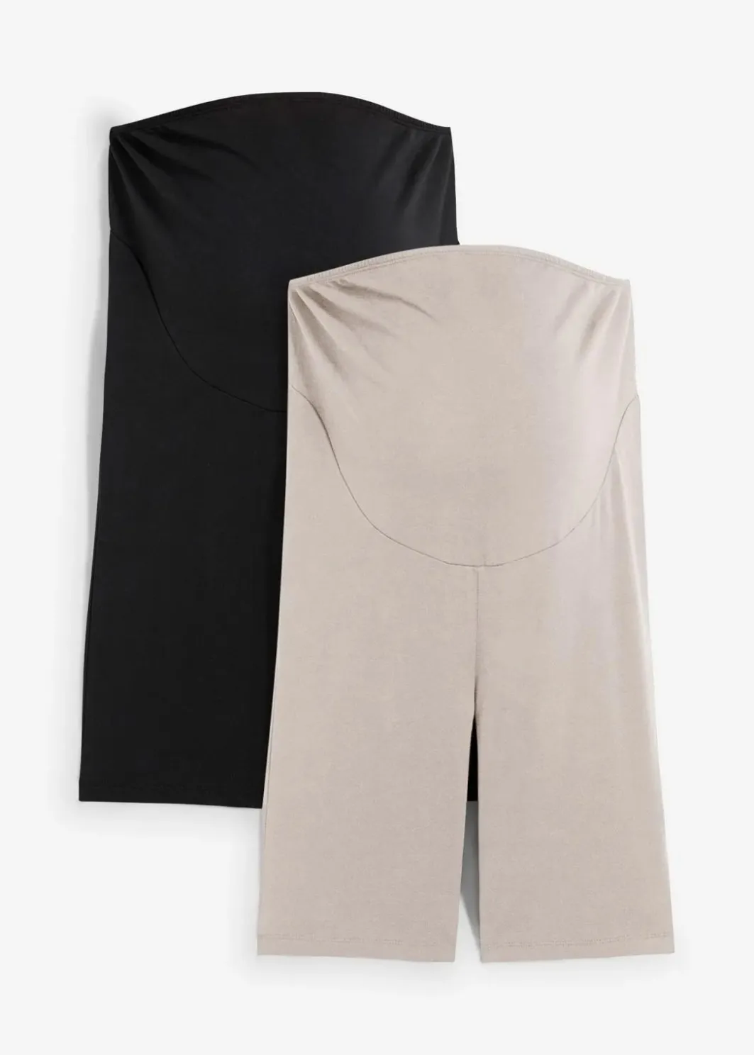 Discount Umstands-Radlerhose aus Bio-Baumwolle (2er Pack) Damen Radler & Oberschenkelschutz|Umstandsmode