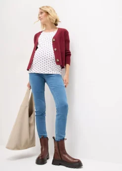 New Umstandsshirts aus Bio-Baumwolle (2er-Pack) Damen Bekleidung·Blazer|Umstandsmode