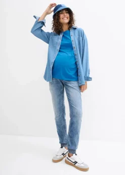 Discount Umstandsshirts aus Bio-Baumwolle (2er Pack) Damen Umstandsmode|Nachhaltigere Materialien