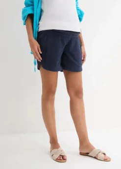Damen bonprix Bekleidung·Blazer|Umstandsmode|Umstandsshorts aus reinem Baumwoll-Musselin
