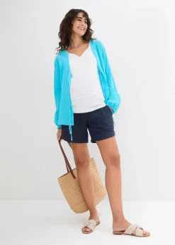 Damen bonprix Bekleidung·Blazer|Umstandsmode|Umstandsshorts aus reinem Baumwoll-Musselin