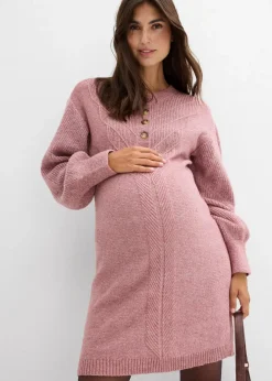 Damen bonprix Bekleidung·Blazer|Umstandsmode|Umstandsstrick- und Stillstrickkleid mit langer Knopfleiste