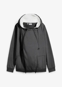 Outlet Umstands-Sweatjacke mit Baby-Einsatz und flauschiger Innenseite Damen Bekleidung·Blazer|Umstandsmode