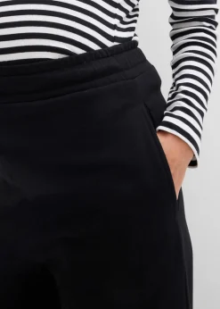 Damen bonprix Bekleidung·Blazer|Nachhaltigere Materialien|Umstandsweathose mit verstellbarer Saumweite aus reiner Bio-Baumwolle