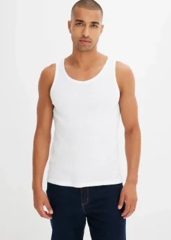 Hot Unterhemd (2er Pack) aus Bio-Baumwolle Herren Pyjamas|Große Größen