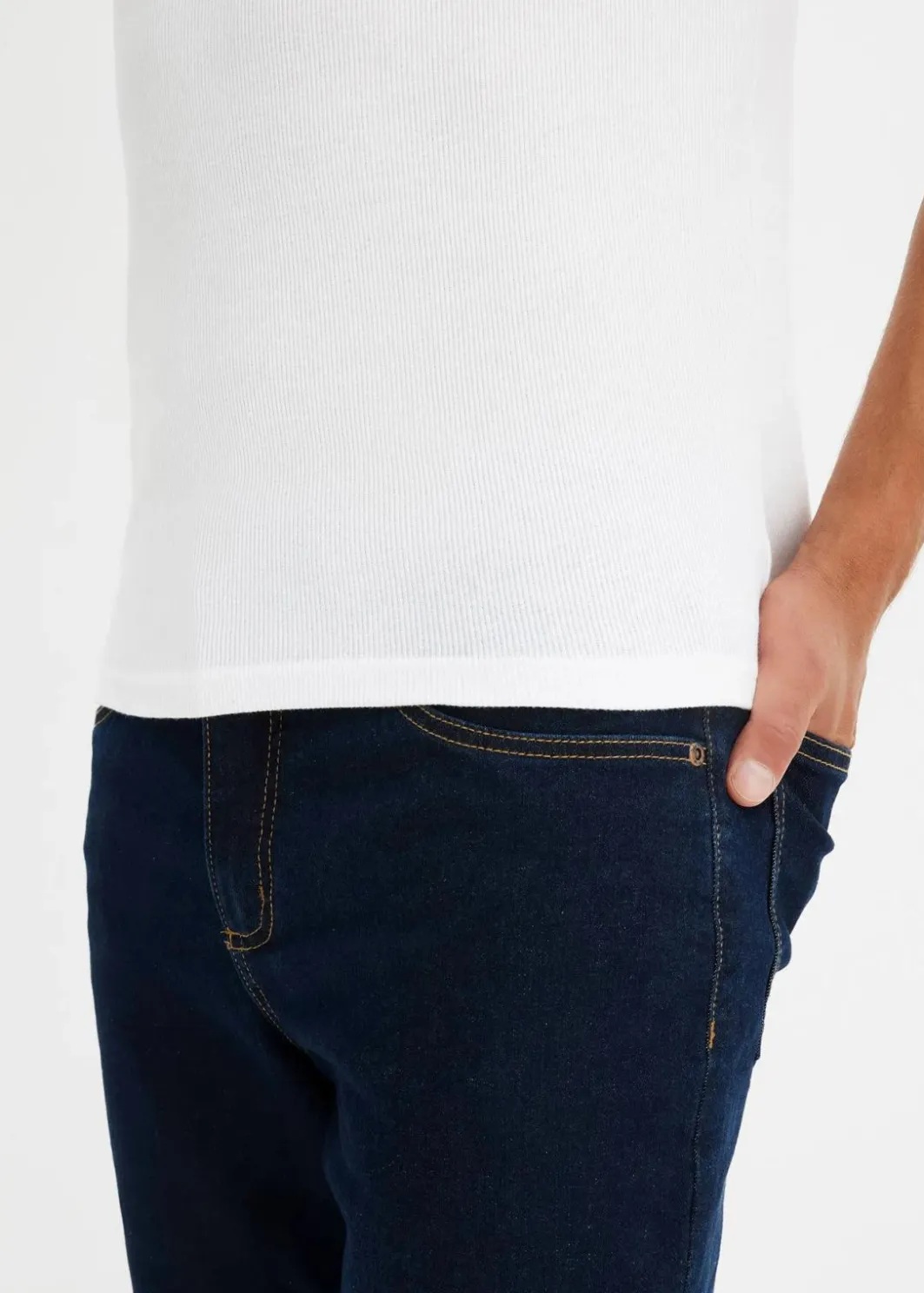 Hot Unterhemd (2er Pack) aus Bio-Baumwolle Herren Pyjamas|Große Größen