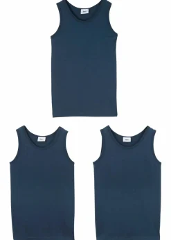 Clearance Unterhemd mit weicher Bio-Baumwolle (3er-Pack) Kinder Mehrfachpacks|Jungen·Unterwäsche