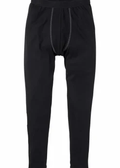 Discount Unterhose aus gerippter Baumwolle mit langem Bein Herren Pyjamas|Boxershorts