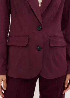 Damen bonprix Blazer|Bekleidung·Basics|Velourslederimitat-Blazer
