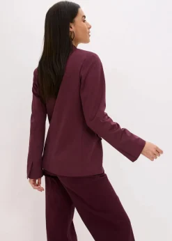 Damen bonprix Blazer|Bekleidung·Basics|Velourslederimitat-Blazer