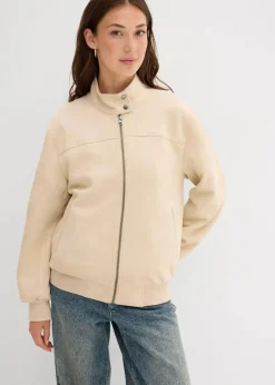 Velourslederimitat-Jacke Damen Jacken & Mäntel