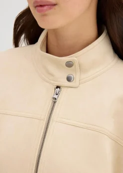 Velourslederimitat-Jacke Damen Jacken & Mäntel