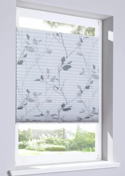 bonprix Fensterverdunkelung|Fensterverdunkelung|Verdunkelungsplissee mit Blumenranken