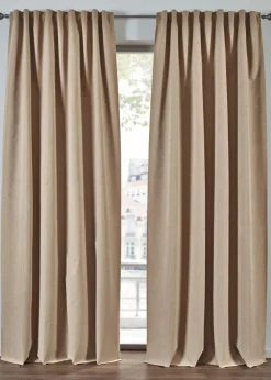 bonprix Vorhänge|Fensterverdunkelung|Verdunkelungsvorhang mit beschichteter Rückseite, auch in extralang (1er Pack)