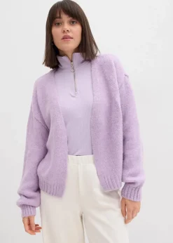 Damen bonprix Bekleidung·Umstandsmode|Strickmode|Verkürzte Oversize Grobstrickjacke