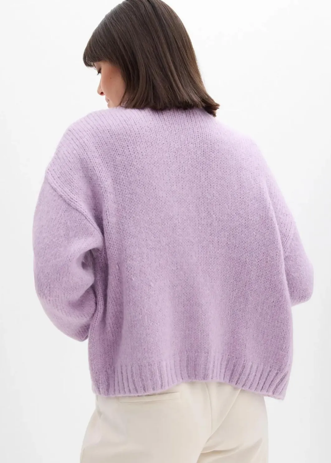 Damen bonprix Bekleidung·Umstandsmode|Strickmode|Verkürzte Oversize Grobstrickjacke